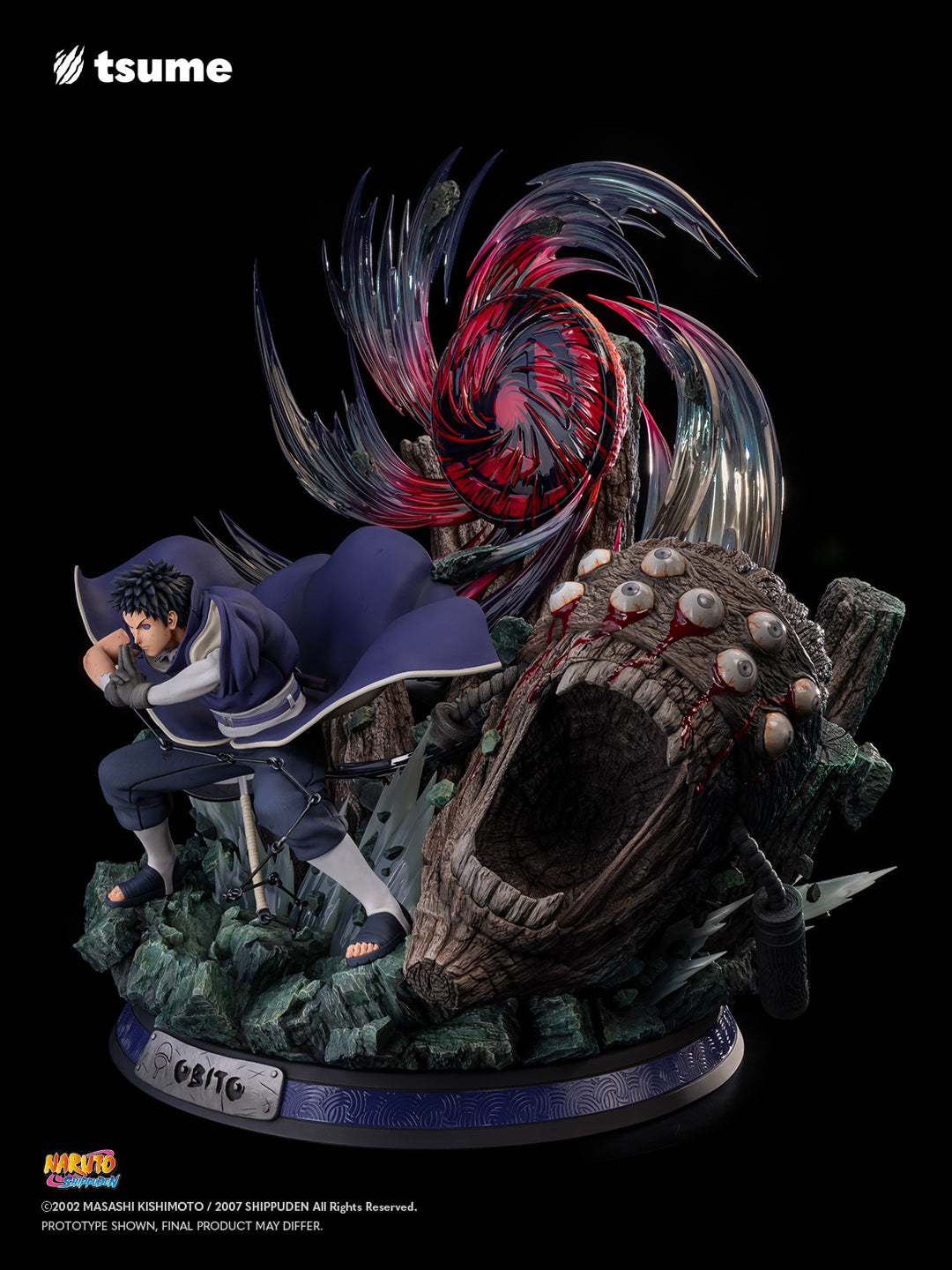 Tsume Art - HQS Dioramax 1/6 - Naruto Shippuden - Obito Uchiwa Statue 54cm