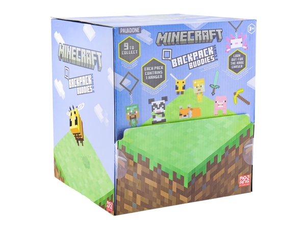 Mojang Studios - Minecraft Backpack Buddies (CDU de 24pcs) - flash vidéo