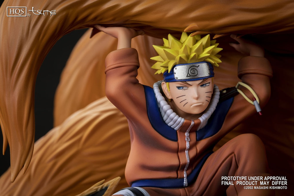 Naruto - Statue HQS Naruto et Kyubi "Linked By The Seal" - flash vidéo