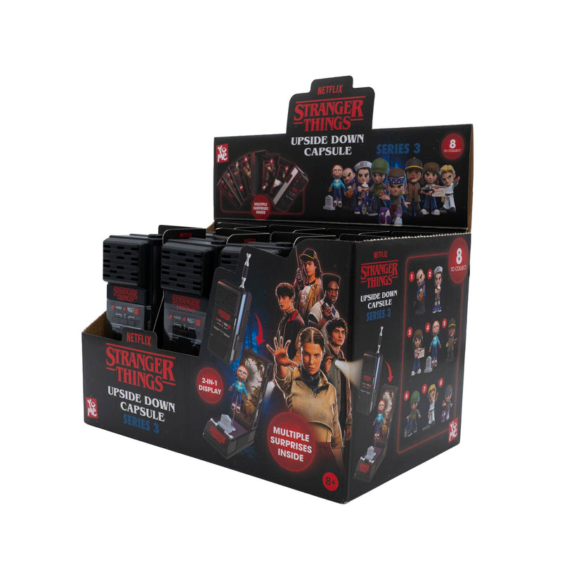 YuMe - Présentoir de la série 3 des capsules Stranger Things Upside Down (8 capsules)