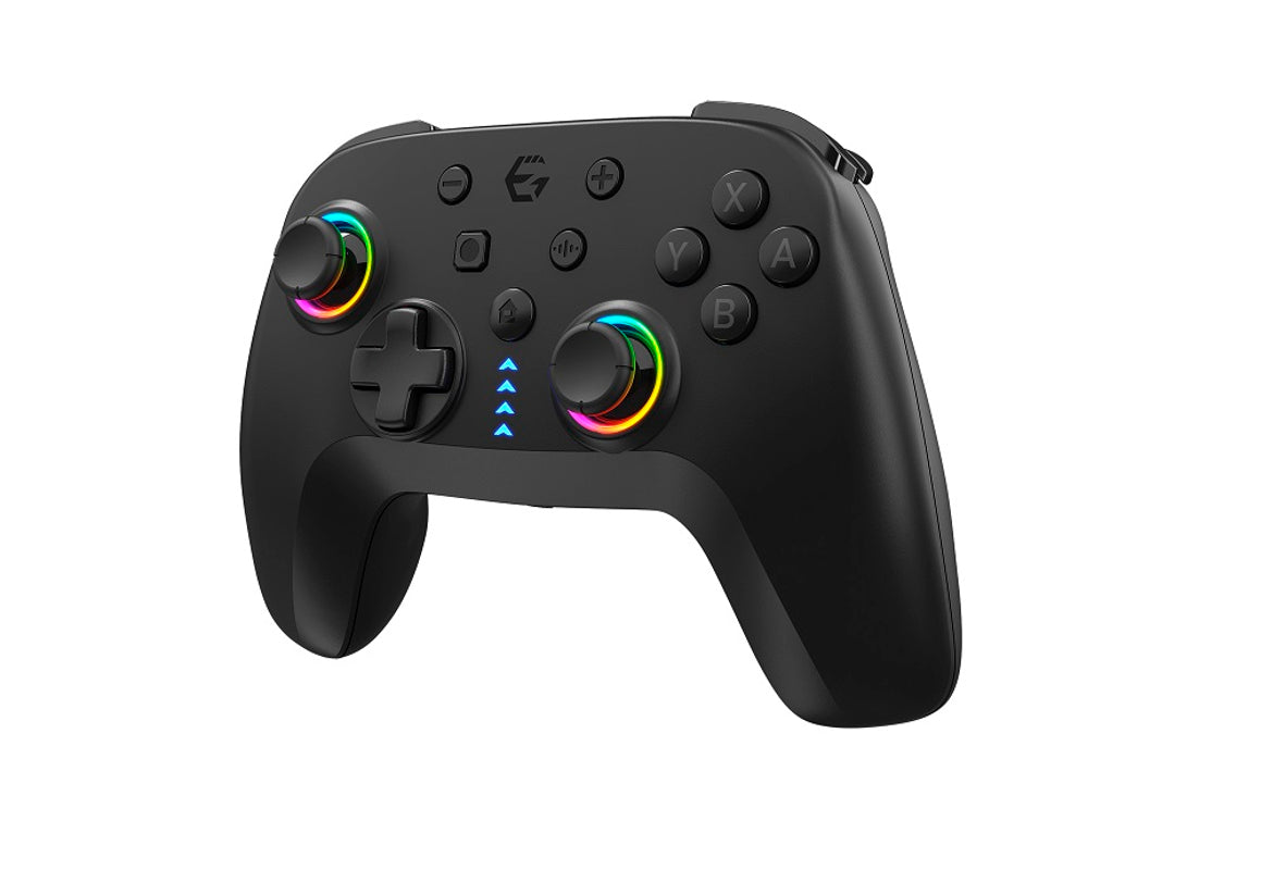 EgoGear - Manette sans fil Bluetooth SC30 Noire pour Switch 2, Switch, Switch OLED, PS3 et PC