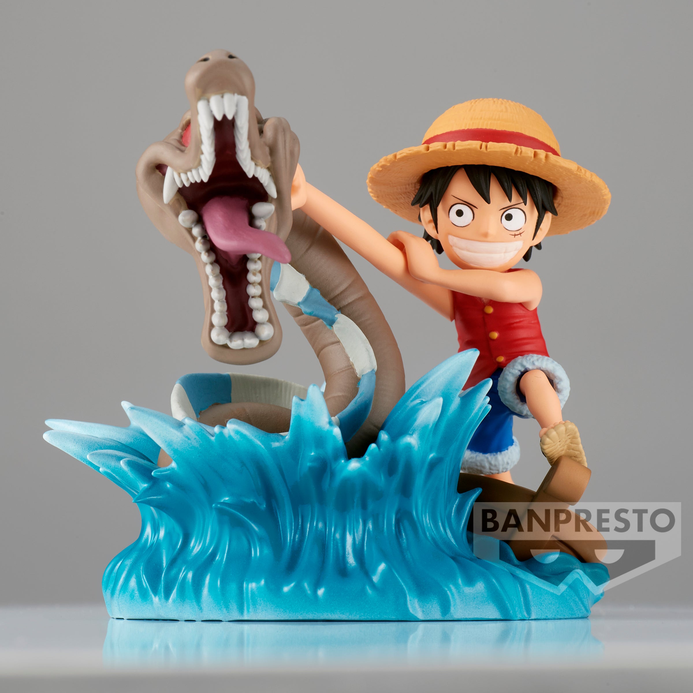One Piece WCF - Log Stories - Monkey D. Luffy Vs Local Sea Monster 7cm - flash vidéo
