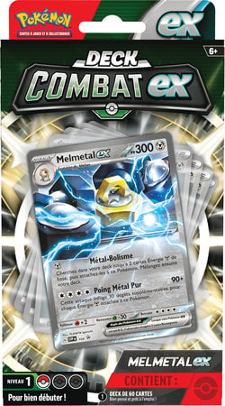 Pokémon JCC - Deck Combat Melmetal-ex ou Démolosse-ex (1x deck aléatoire) - flash vidéo