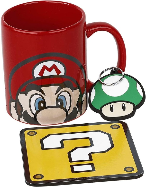 Super Mario - Gift Box & Mug Mario - flash vidéo