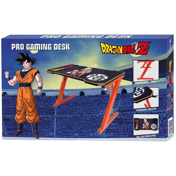 Subsonic - Dragon Ball Z - Bureau Gaming Orange - flash vidéo