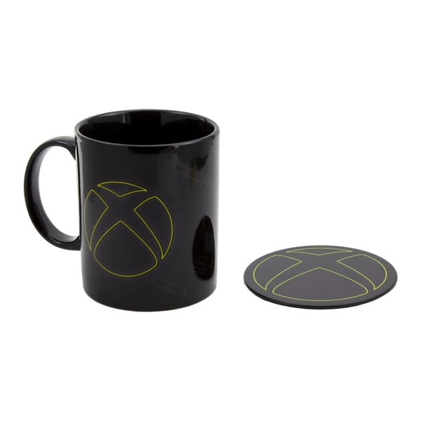 Microsoft - Coffret Mug 375ml et sous-verre Xbox - flash vidéo