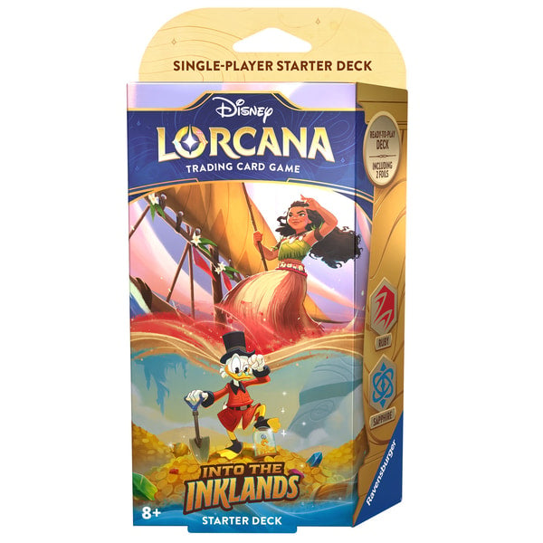 Disney Lorcana TCG: Into the Inklands - Starter Deck Display (8 Decks) - flash vidéo