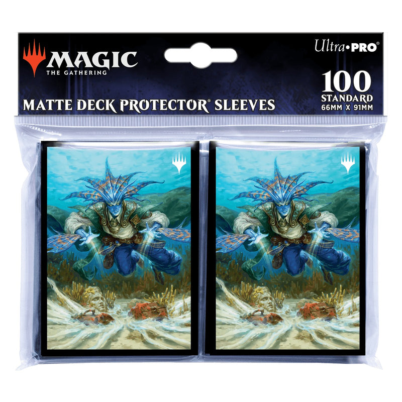 Ultra Pro - Magic: The Gathering - Murders at Karlov Manor - Sachet de 100 protèges cartes standard - Morska, le limier sous-marin (63 x 89 mm)