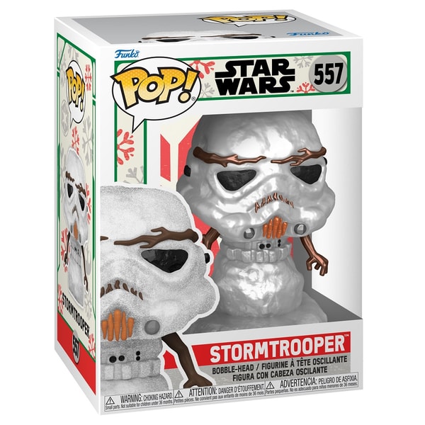 Funko Pop! & Tee: Star Wars - Holiday Stormtrooper (Metallic) - XL - flash vidéo