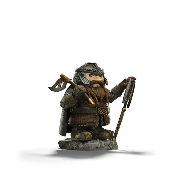 Iron Studios - MiniCo - Le Seigneur des anneaux - Gimli Statue 12cm - flash vidéo