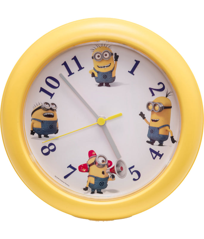 Minions 2 - Horloge murale avec sons 24cm
