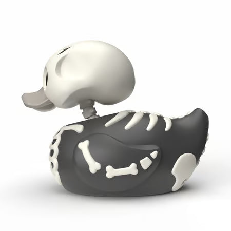 Numskull - TUBBZ Canard de bain - Numskull - Squelette d'Halloween (Première Édition) - 9cm