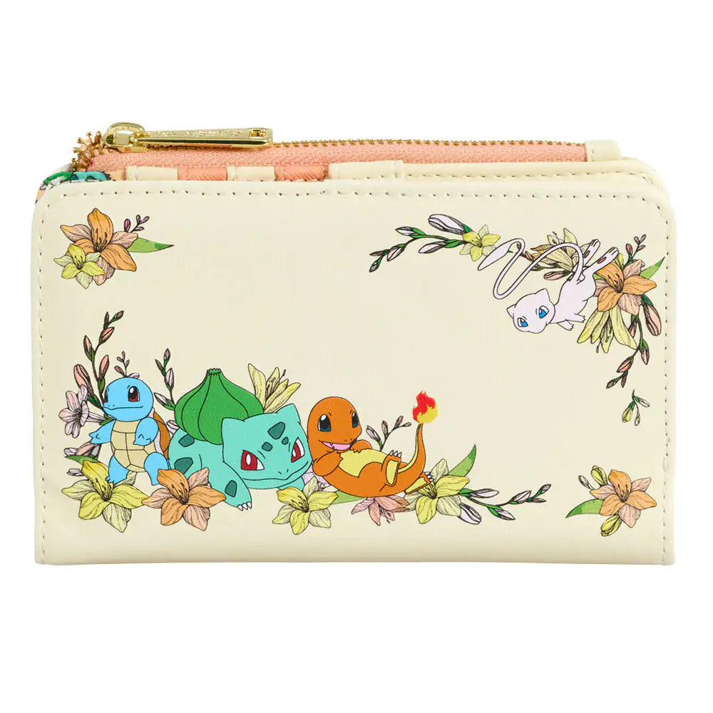 Loungefly: Pokémon - Mew & Kanto Starters Zip Around Wallet