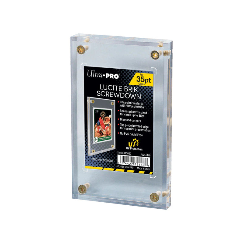 Ultra Pro - Lucite Brik UV avec vis de fixation