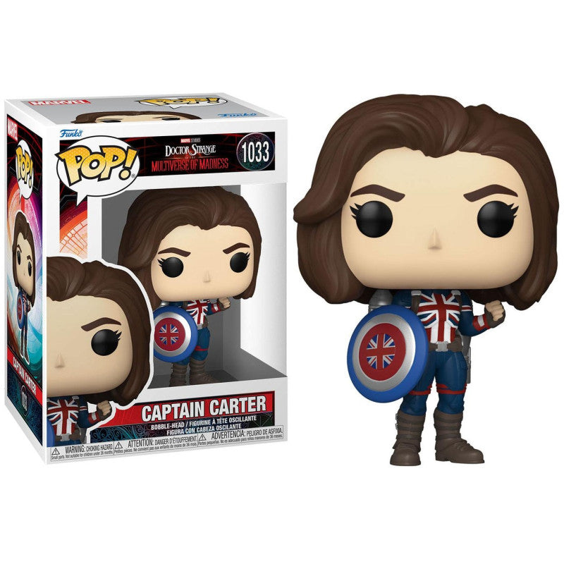 Funko Pop! Marvel: Doctor Strange in the Multiverse of Madness - Captain Carter ENG Merchandising