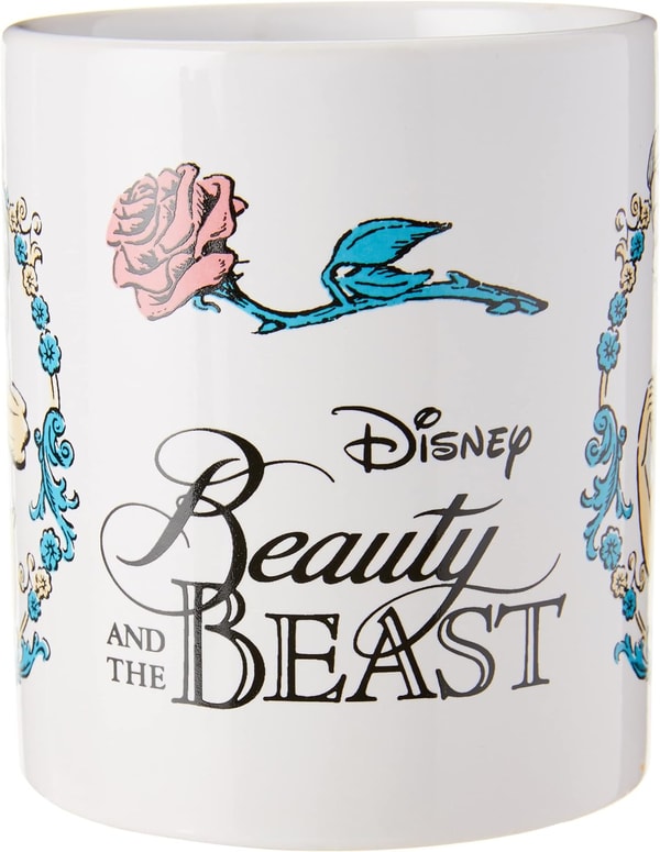 Disney - La Belle et la Bête - Coffret cadeau (Enchanted) : Mug, dessous de verre et porte-clés