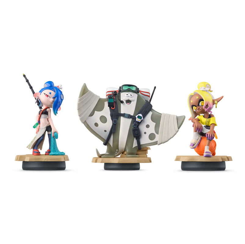 Pack triple Amiibo Splatoon Raiders : Pasquale, Raimi et Angie (Splatoon Raiders)