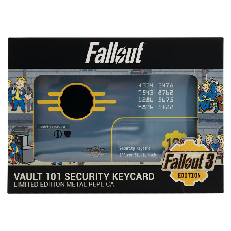 Fallout 3 - Réplique carte d'accès de sécurité Vault 101 Édition Limitée