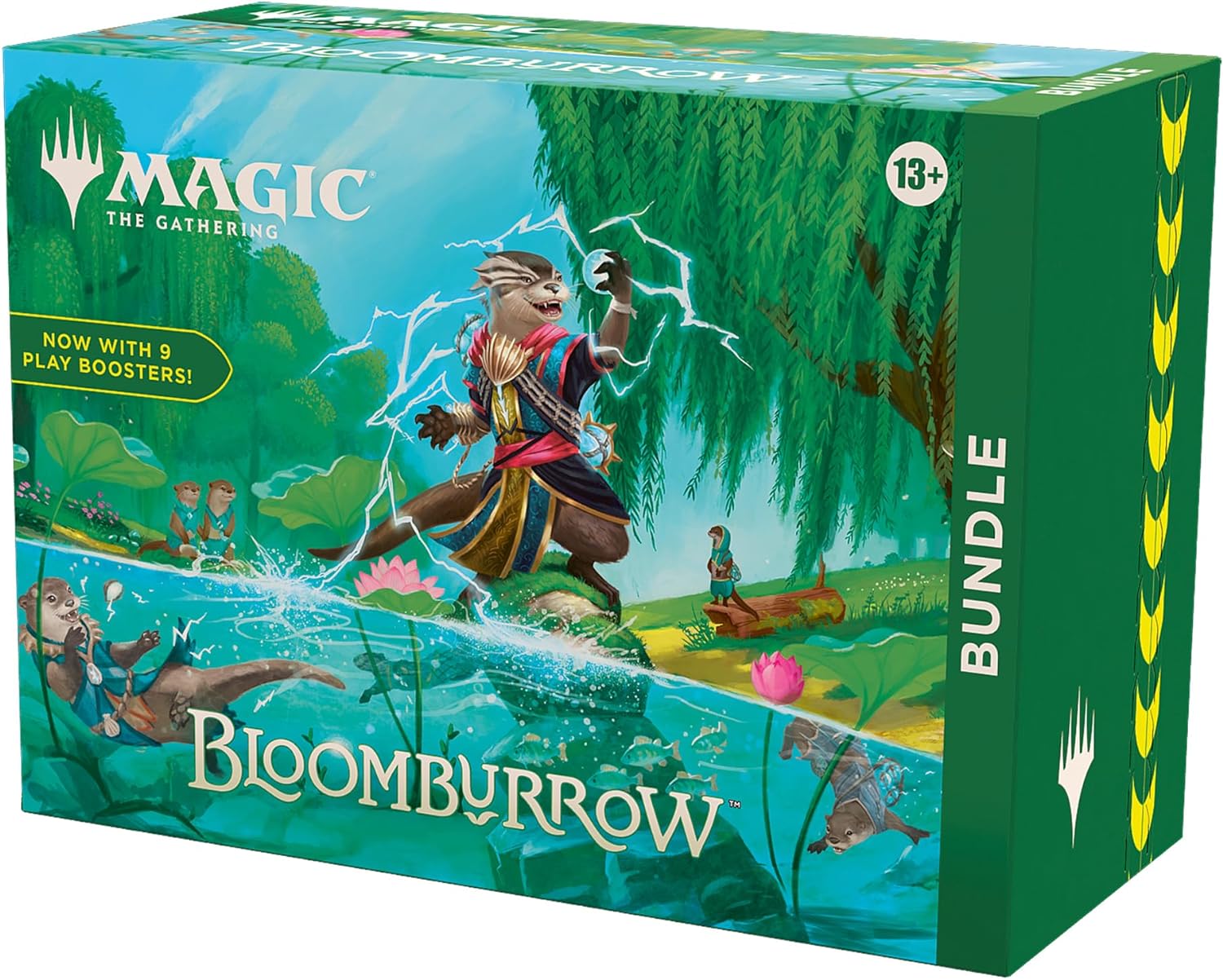 Magic: The Gathering - Bloomburrow Bundle (9 Play boosters, 30 land cards & accessories) - flash vidéo