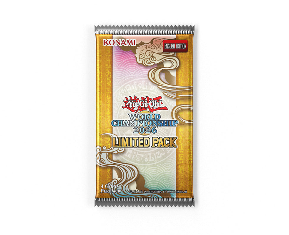Yu-Gi-Oh! TCG - Limited Pack World Championship 2026 Booster Pack Display (10 Boosters) - OTS Exclusive