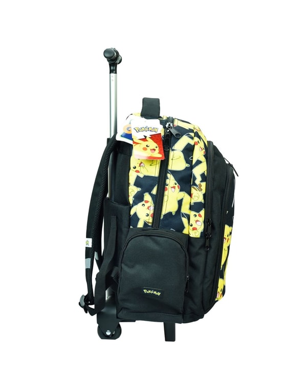 Pokémon - Sac d'école trolley Pikachu All-Over 50cm - flash vidéo