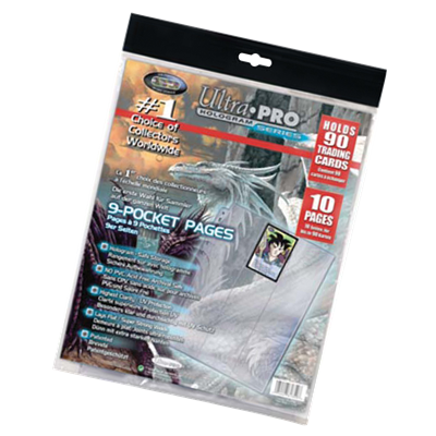 Ultra PRO : 10 feuilles de classeur Silver