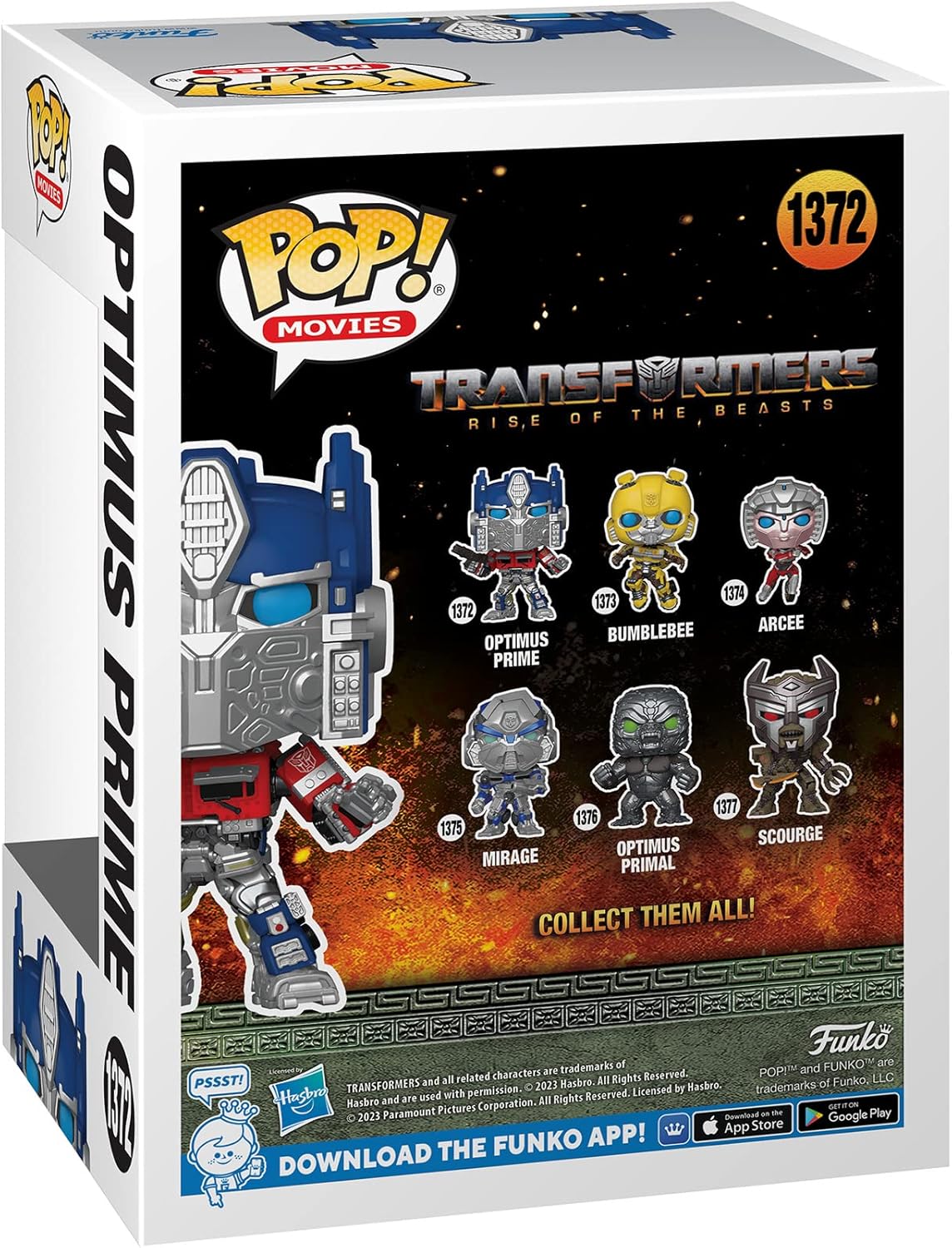Funko Pop! Movies: Transformers: Rise of the Beasts - Optimus Prime - flash vidéo