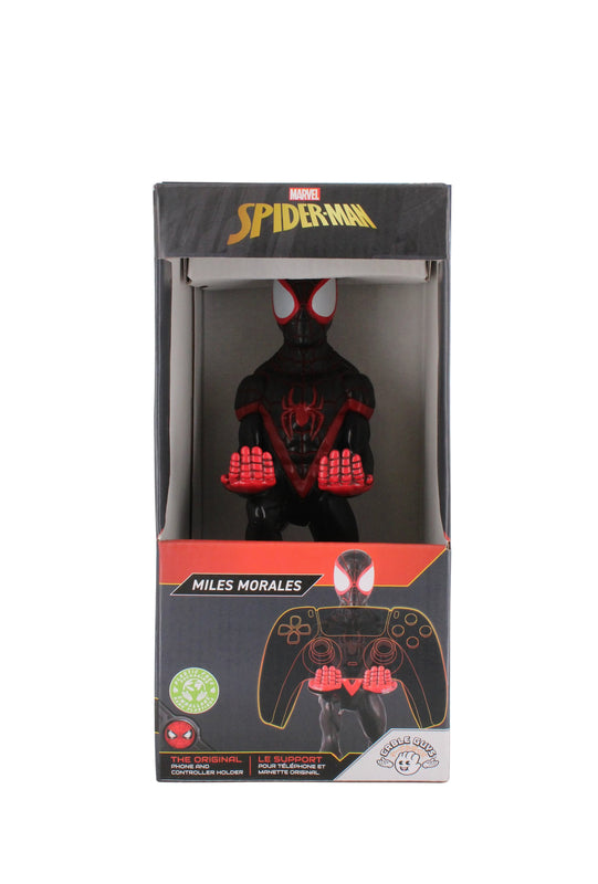 Cable Guys - Marvel - Spider-Man (Miles Morales) Support Chargeur pour Téléphone et Manette