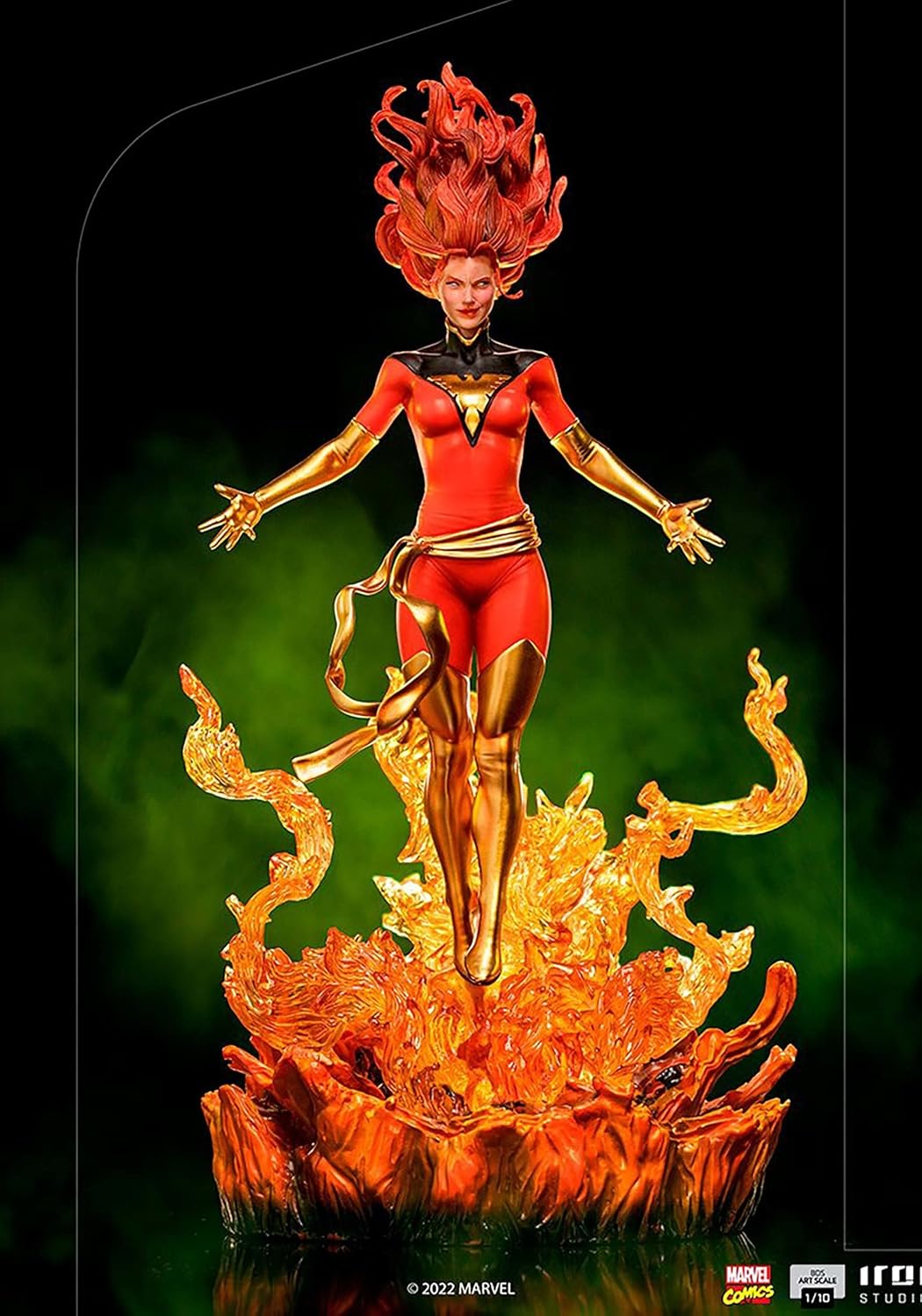 Iron Studios - BDS Arts Scale 1/10 - Marvel - X-Men Marvel Comics - Phoenix Statue 31cm - flash vidéo