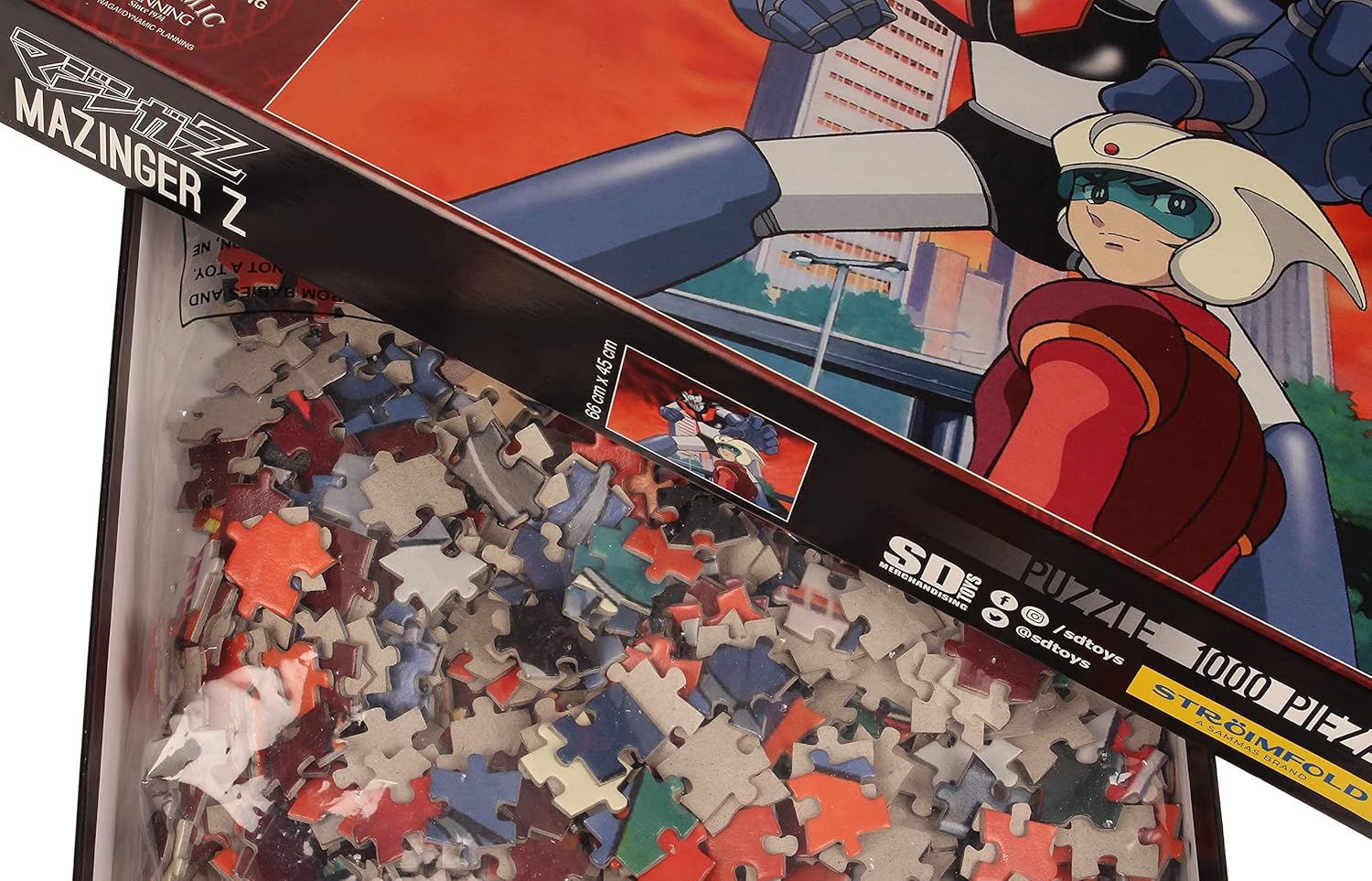 Mazinger Z - Puzzle Koji Kabuto et Mazinger 1000 pcs - flash vidéo