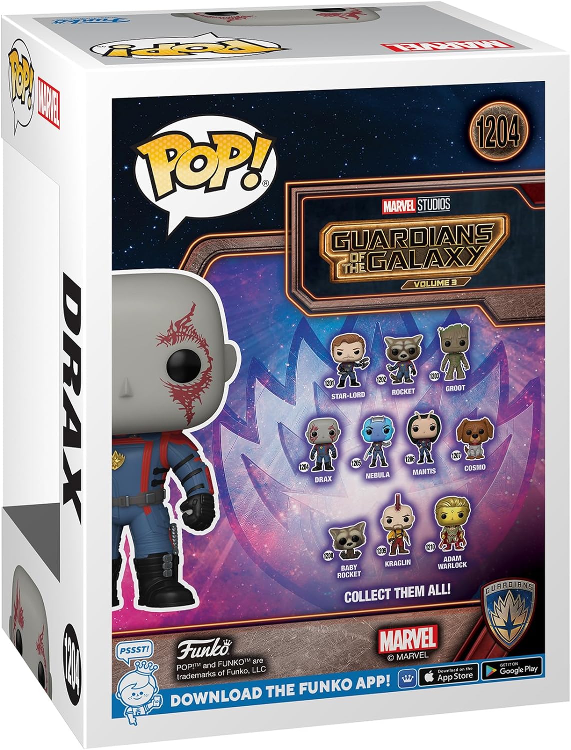 Funko Pop! Marvel: Guardians of the Galaxy Vol.3 - Drax - flash vidéo