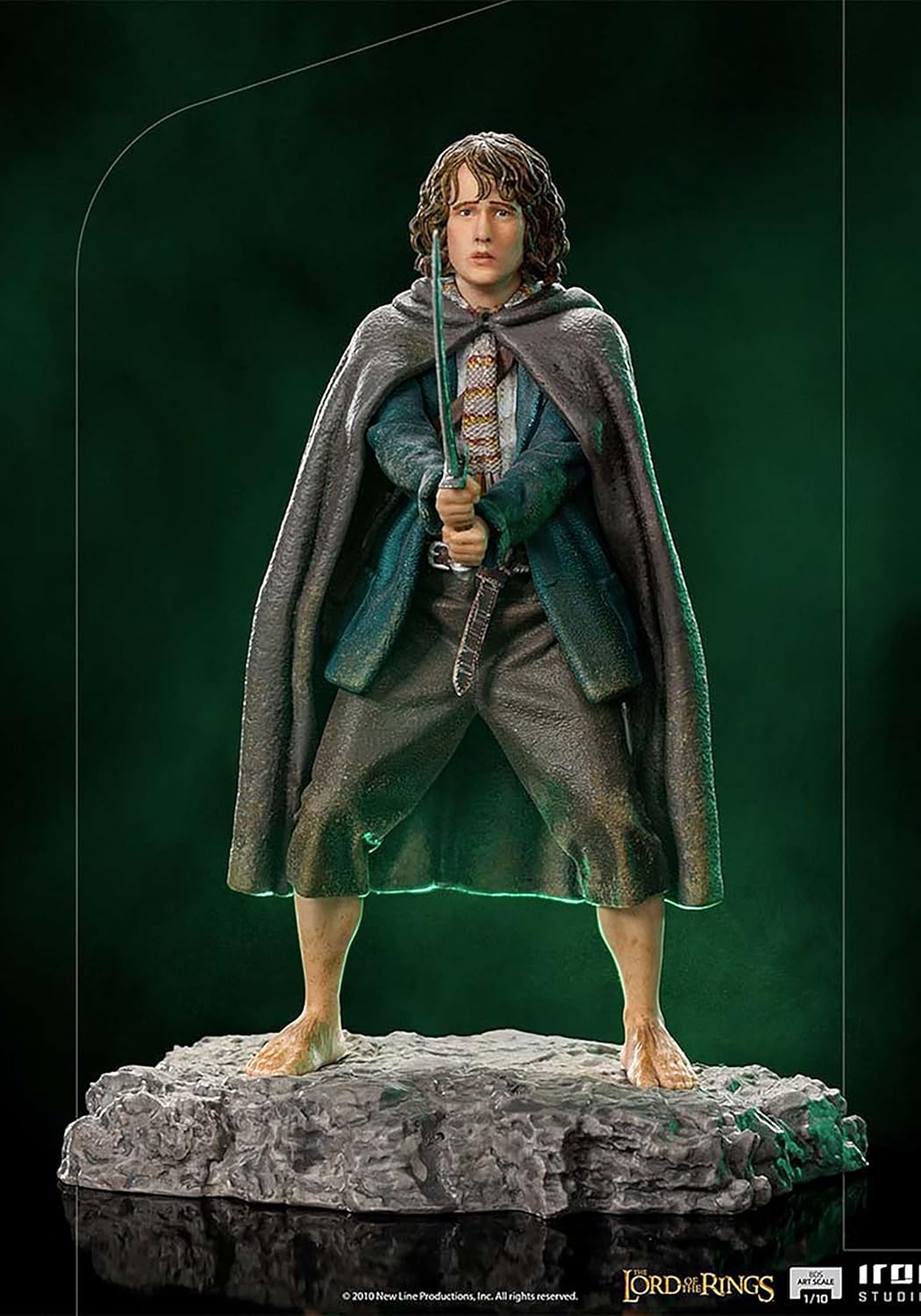 Iron Studios - BDS Arts Scale 1/10 - The Lord of the Rings - Pippin Took Statue 12cm - flash vidéo