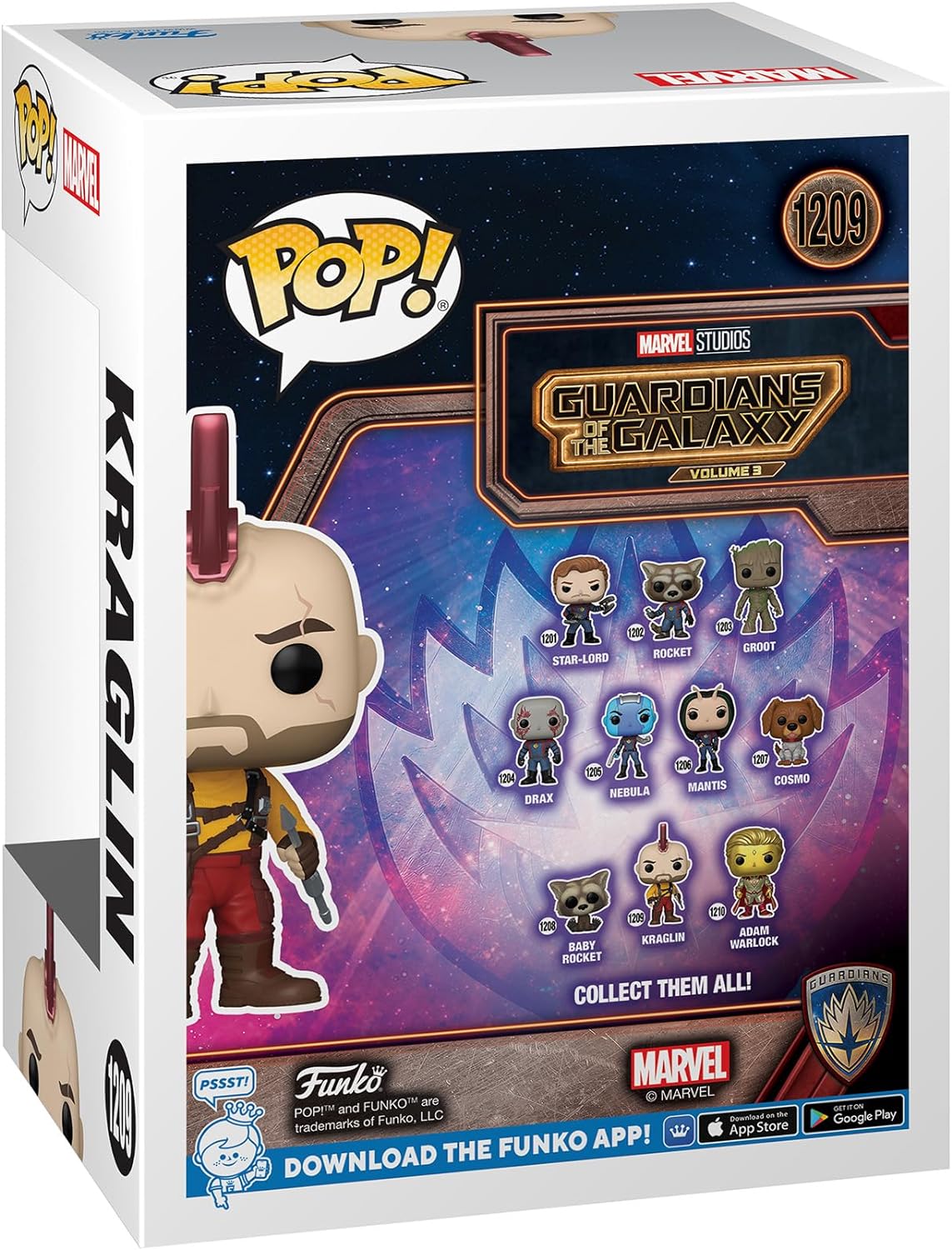 Funko Pop! Marvel: Guardians of the Galaxy Vol.3 - Kraglin - flash vidéo