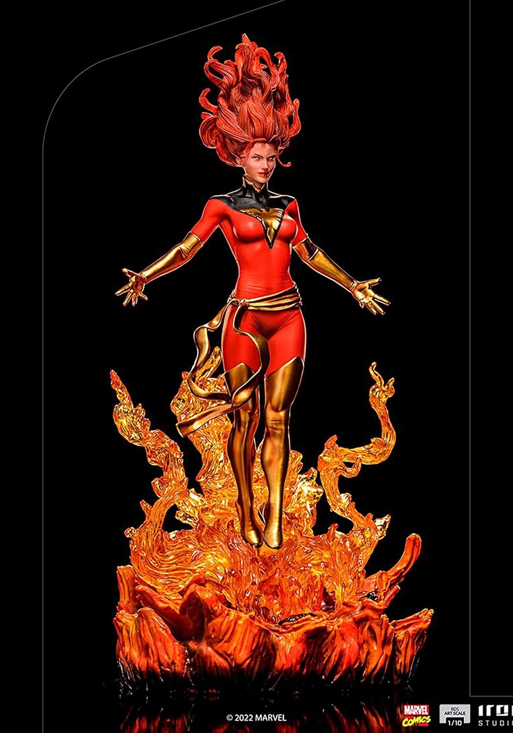Iron Studios - BDS Arts Scale 1/10 - Marvel - X-Men Marvel Comics - Phoenix Statue 31cm - flash vidéo