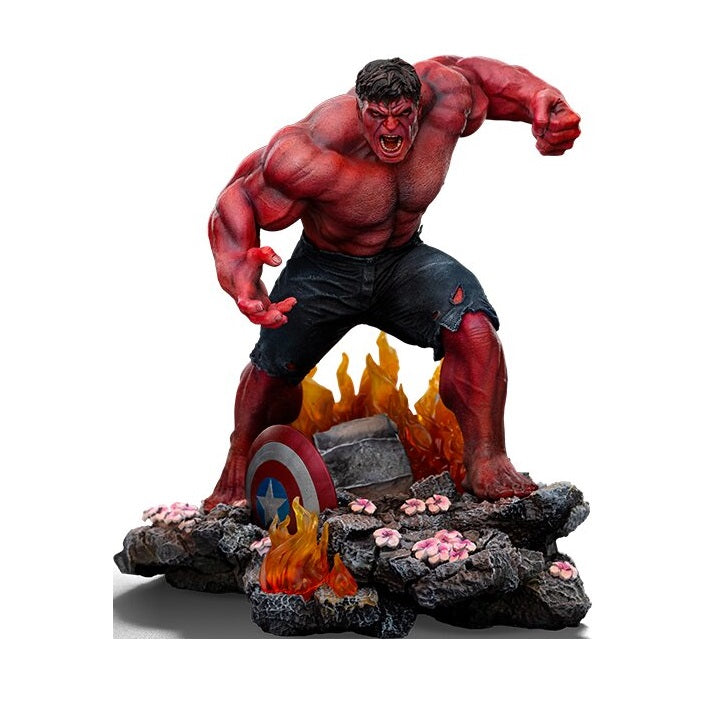 Iron Studios - Art Scale 1/10 - Marvel - Captain America: Brave New World - Red Hulk Statue 23cm