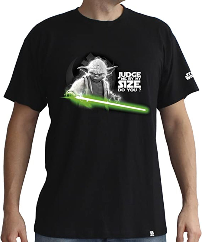 Star Wars - Yoda Black Man T-Shirt M