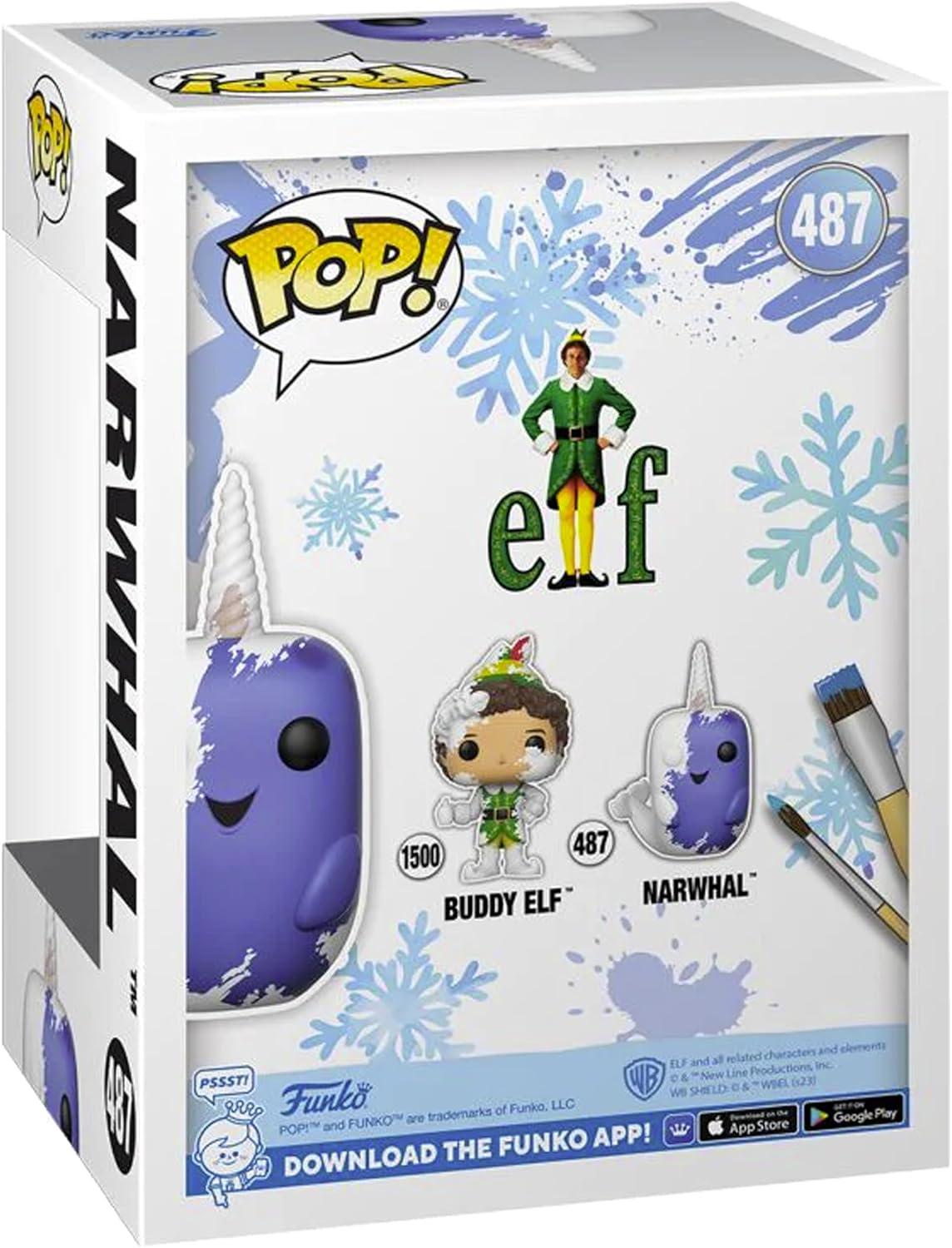 Funko Pop! Disney: Elf - Narwhal (DIY) (White) - Special Edition - flash vidéo