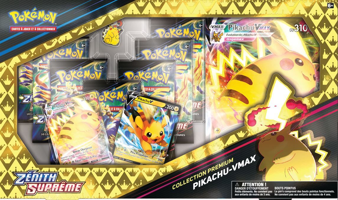Pokémon JCC - Zénith Suprême - Collection Premium Pikachu-VMAX