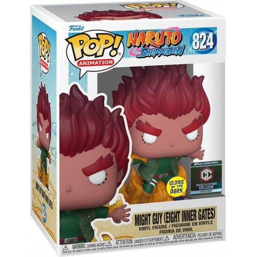 Funko Pop! Animation: Naruto Shippuden - Might Guy (Eight Inner Gates) (Glows in the Dark) (Special Edition) - flash vidéo