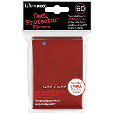 Ultra PRO : 60 sleeves Japonais Rouge