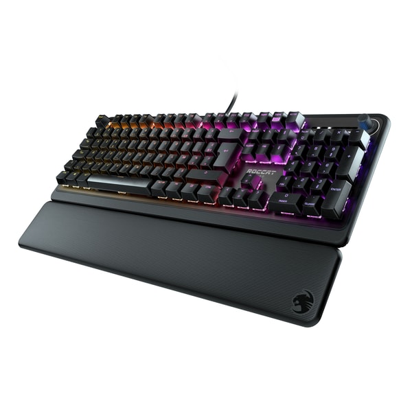 Roccat - Clavier de jeu mécanique Pyro avec éclairage RGB - Disposition AZERTY française - flash vidéo