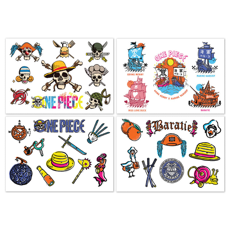 One Piece (Live Netflix) - Set de Stickers Tech