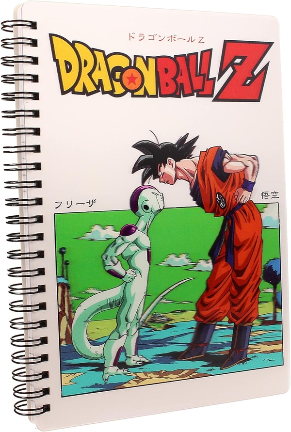 Dragon Ball Z - Carnet de notes lenticulaire Frieza vs Goku - flash vidéo