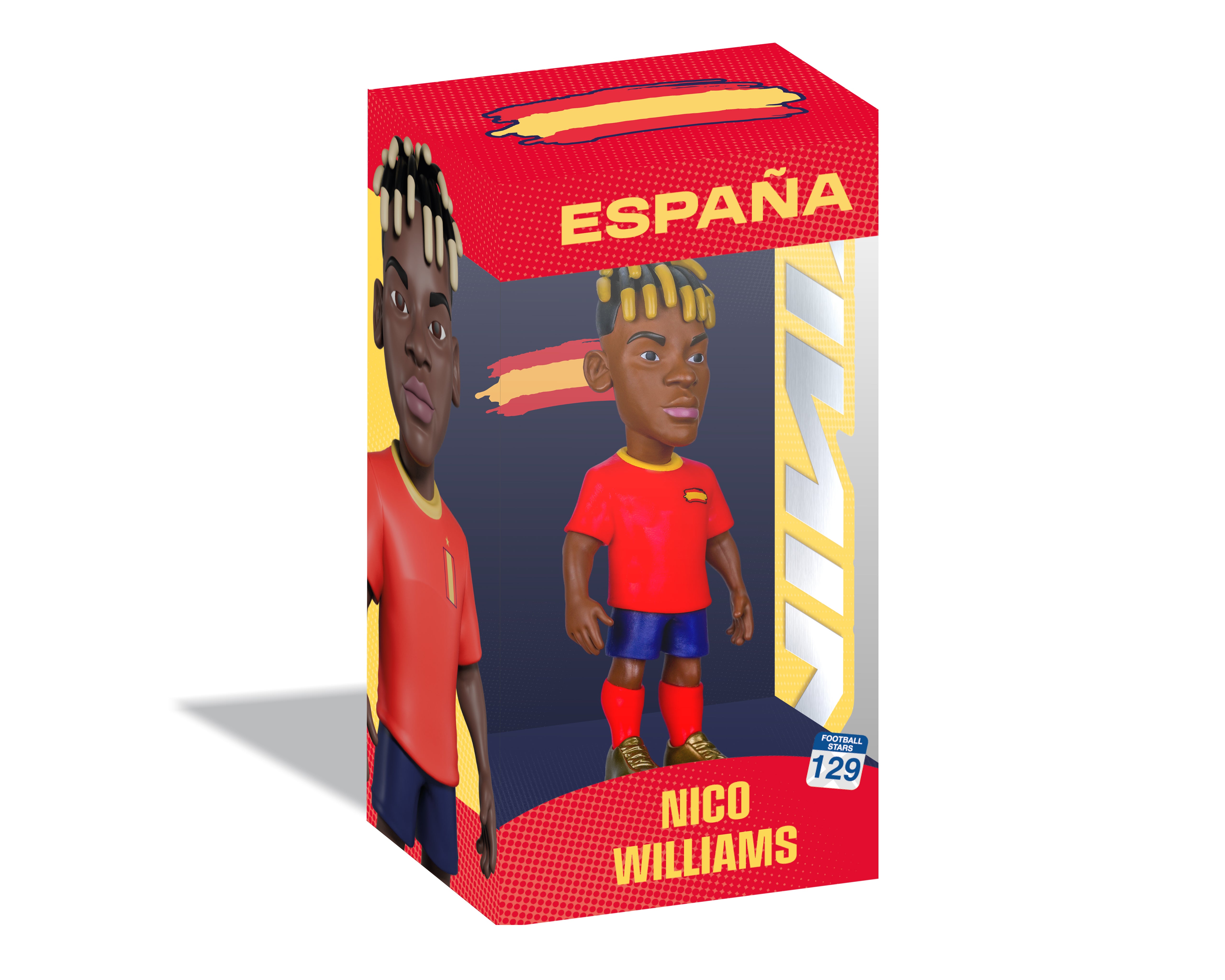 Minix - Football Stars - Coupe du Monde #129 - Espagne - Williams - Figurine PVC 12 cm