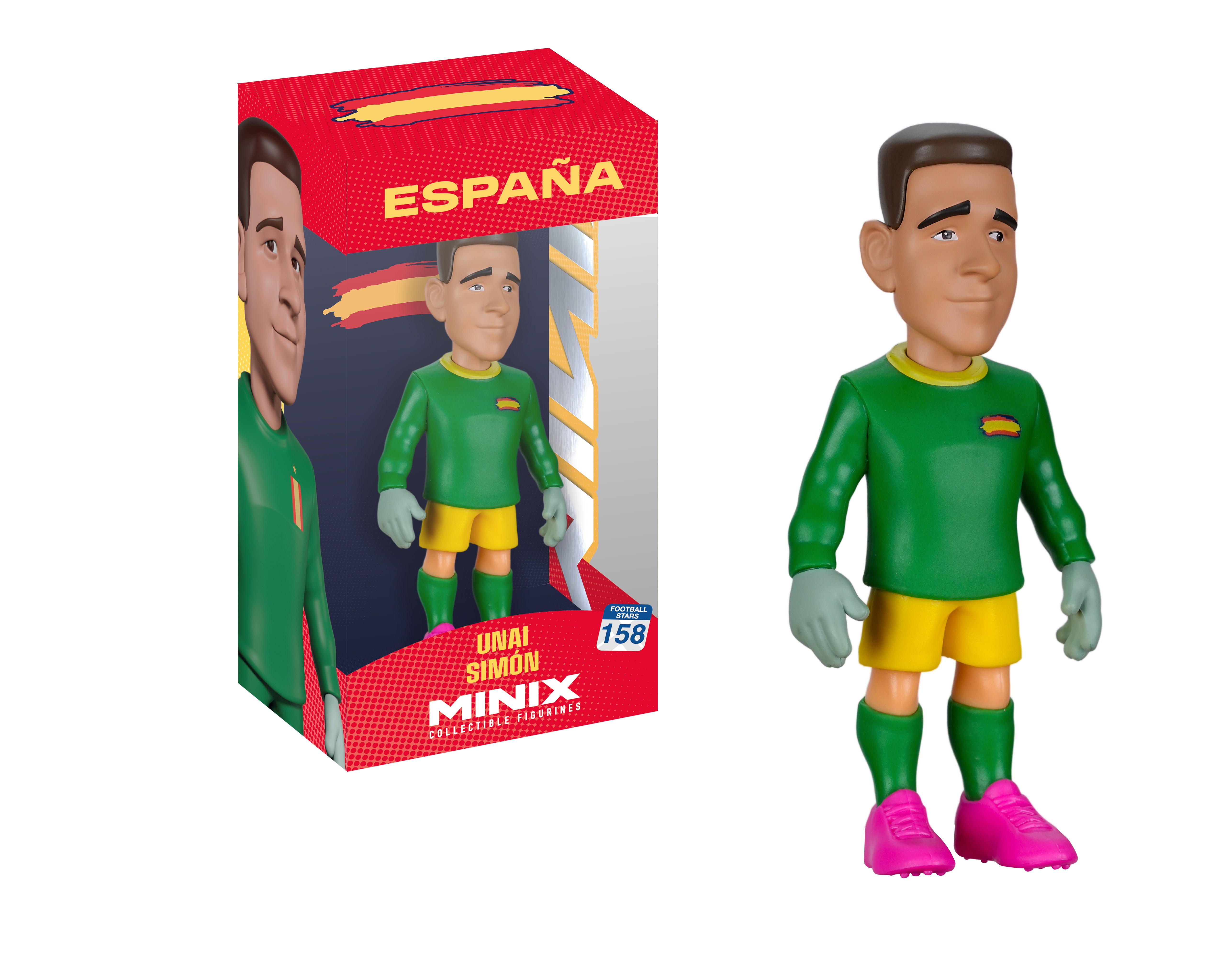 Minix - Football Stars - Coupe du Monde #135 - Espagne - Simon - Figurine PVC 12 cm