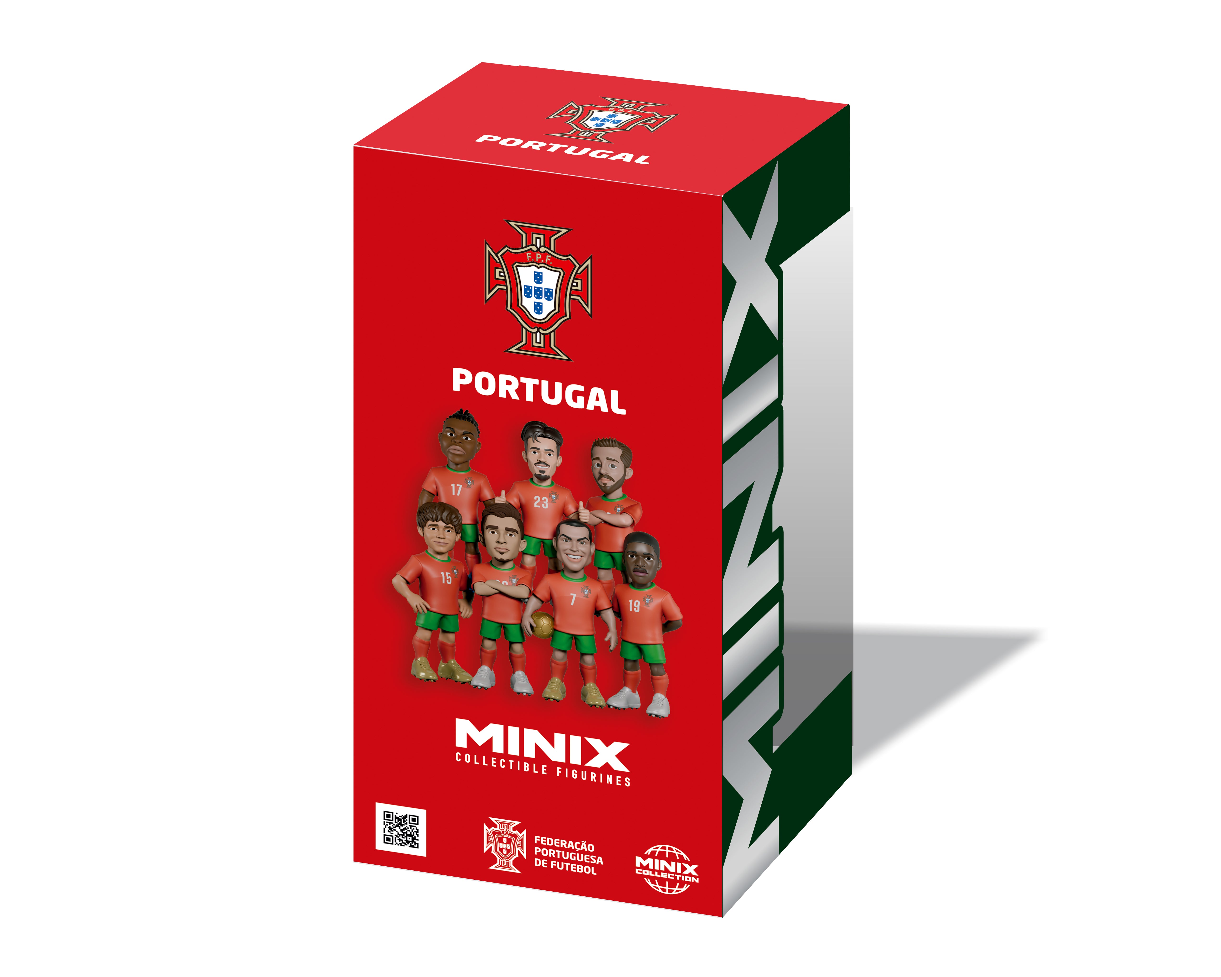 Minix - Football Stars - Coupe du Monde #7 - Portugal - Ronaldo - Figurine PVC 12 cm