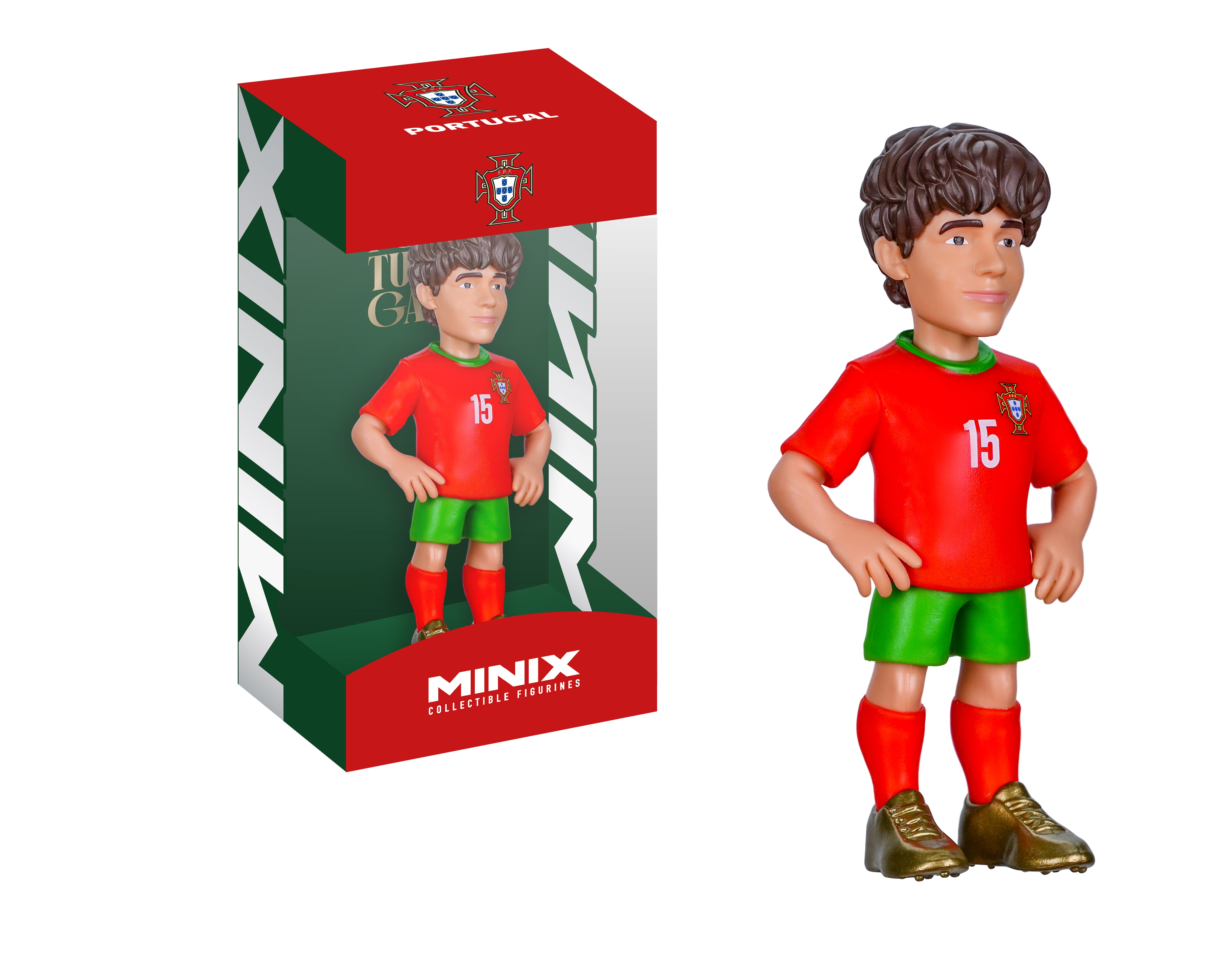 Minix - Football Stars - Coupe du Monde #138 - Portugal - Neves - Figurine PVC 12 cm
