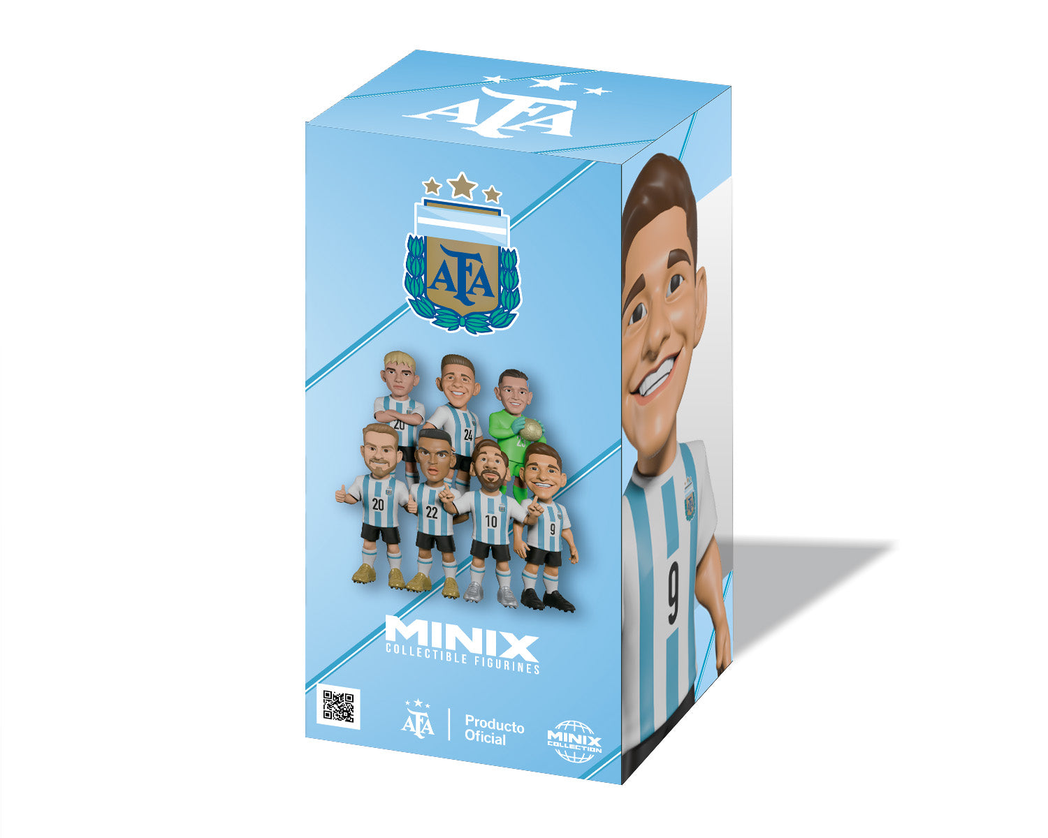 Minix - Football Stars - Coupe du Monde - Argentine - Alvarez - Figurine PVC 7 cm