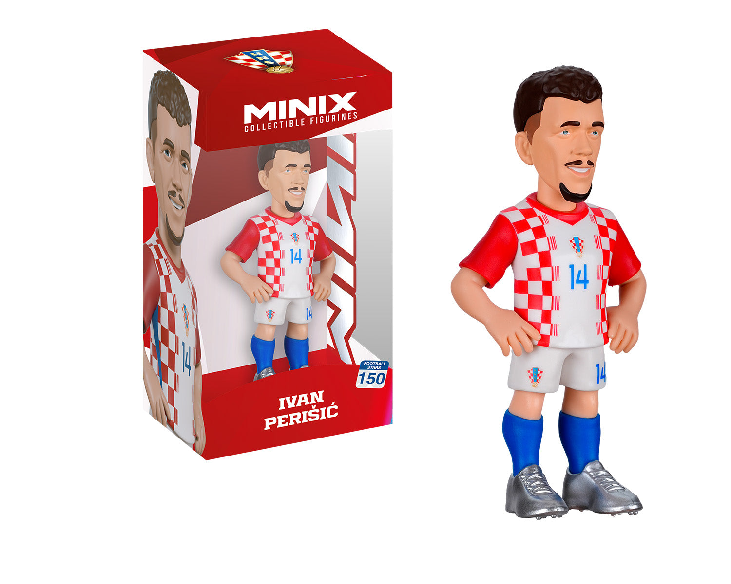 Minix - Football Stars - Coupe du Monde #150 - Croatie - Perišić - Figurine PVC 12 cm