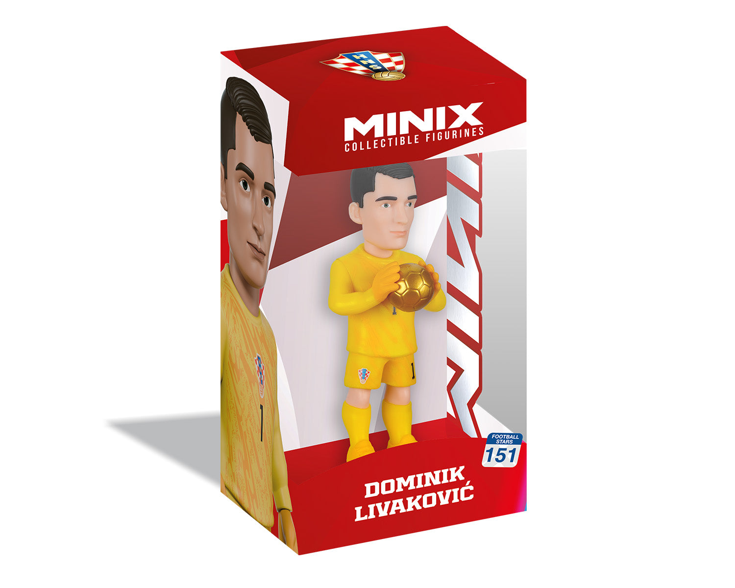 Minix - Football Stars - Coupe du Monde #151 - Croatie - Livaković - Figurine PVC 12 cm